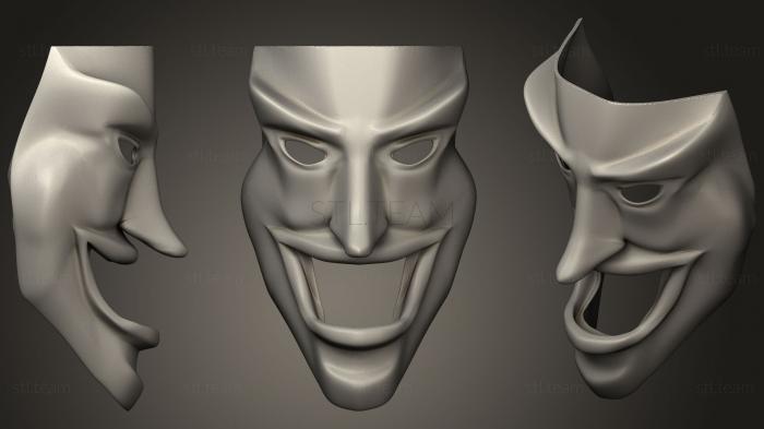 3D model Joker Mask (STL)
